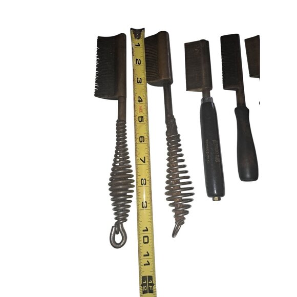 Vtg Hot Comb Lot 6 Kentucky Maid Professional Stove Marcel Silk Press 4B Antique - Picture 4 of 8